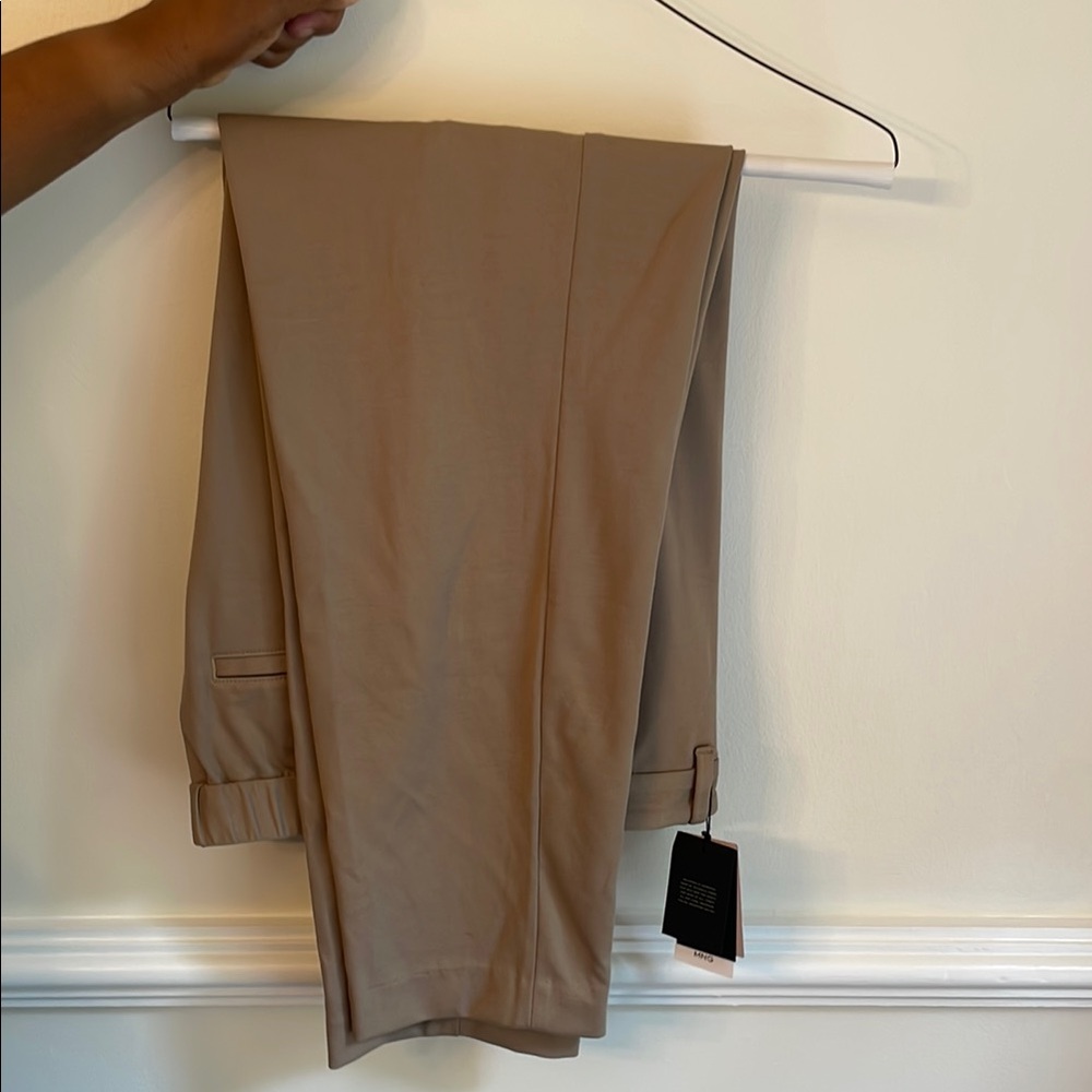 Ming Wang Tan Chinos Versatile Cotton-Blend